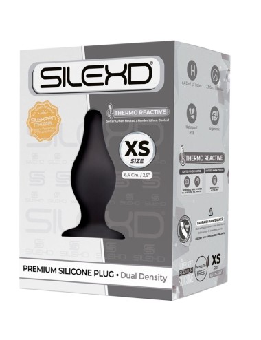 SILEXD - MODELO 2 PLUG ANAL SILICONA PREMIUM SILEXPAN PREMIUM TERMORREACTIVO TALLA XS