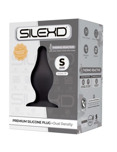 SILEXD - MODELO 2 PLUG ANAL SILICONA PREMIUM SILEXPAN PREMIUM TERMORREACTIVO TALLA S
