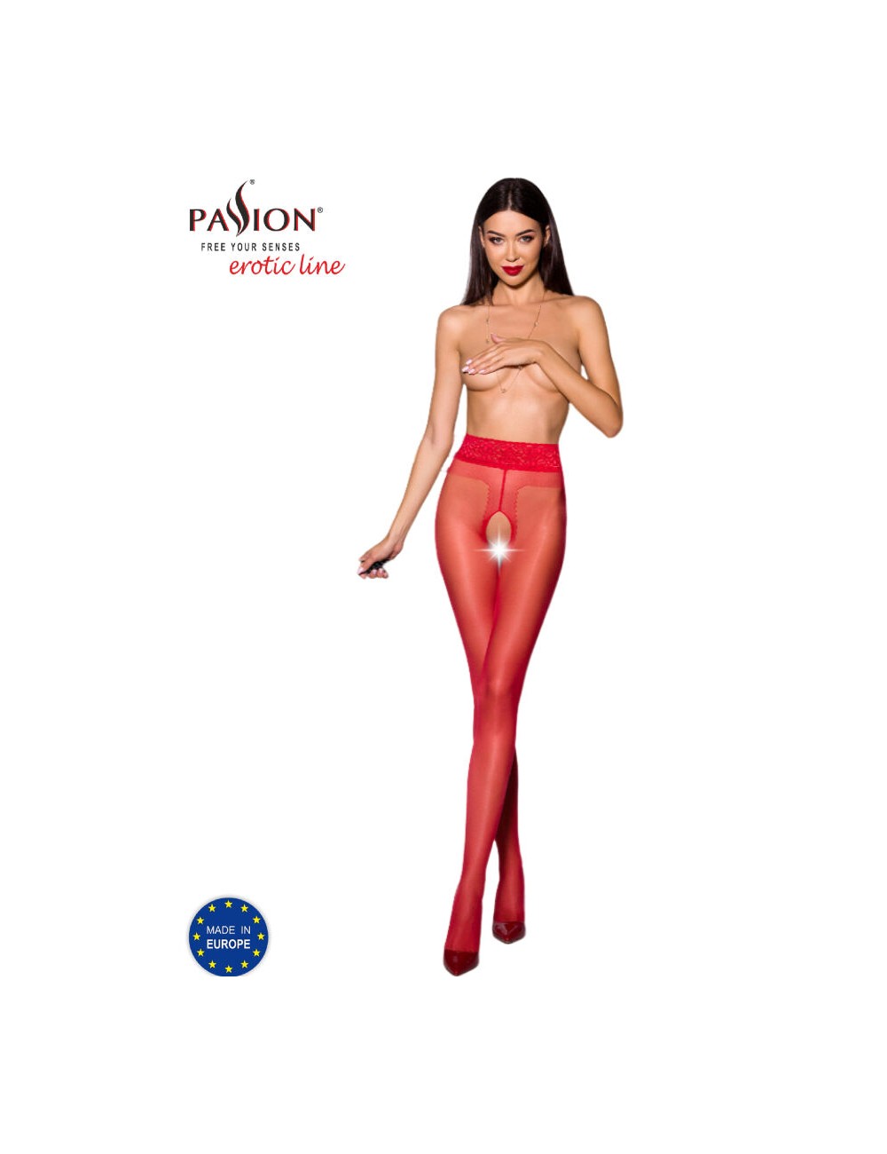 PASSION - TIOPEN 001 MEDIAS ROJO 1/2 20 DEN PASSION - TIOPEN 001 MEDIAS ROJO 1/2 20 DEN