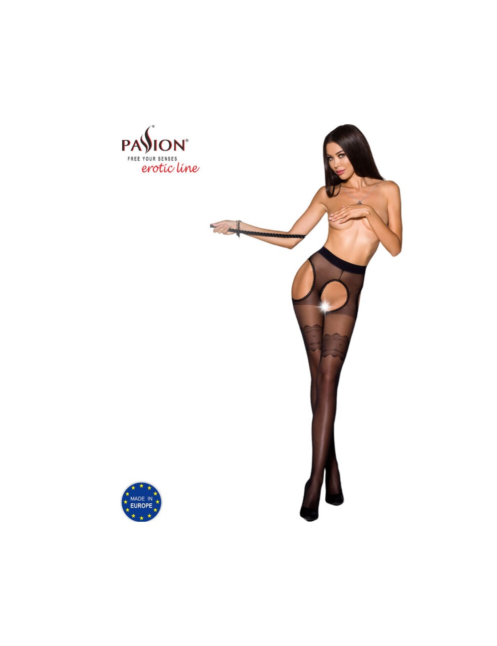 PASSION - TIOPEN 002 MEDIAS NEGRO 3/4 20 DEN