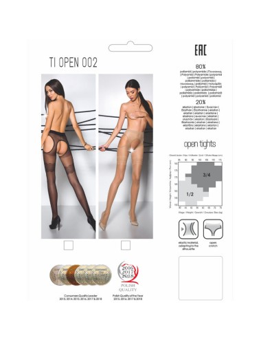 PASSION - TIOPEN 002 MEDIAS NEGRO 3/4 20 DEN