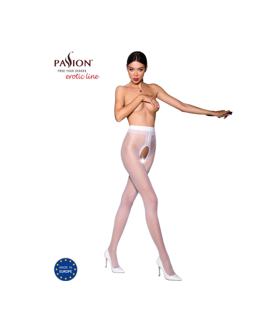 PASSION - TIOPEN 007 MEDIAS BLANCO 1/2 20 DEN PASSION - TIOPEN 007 MEDIAS BLANCO 1/2 20 DEN