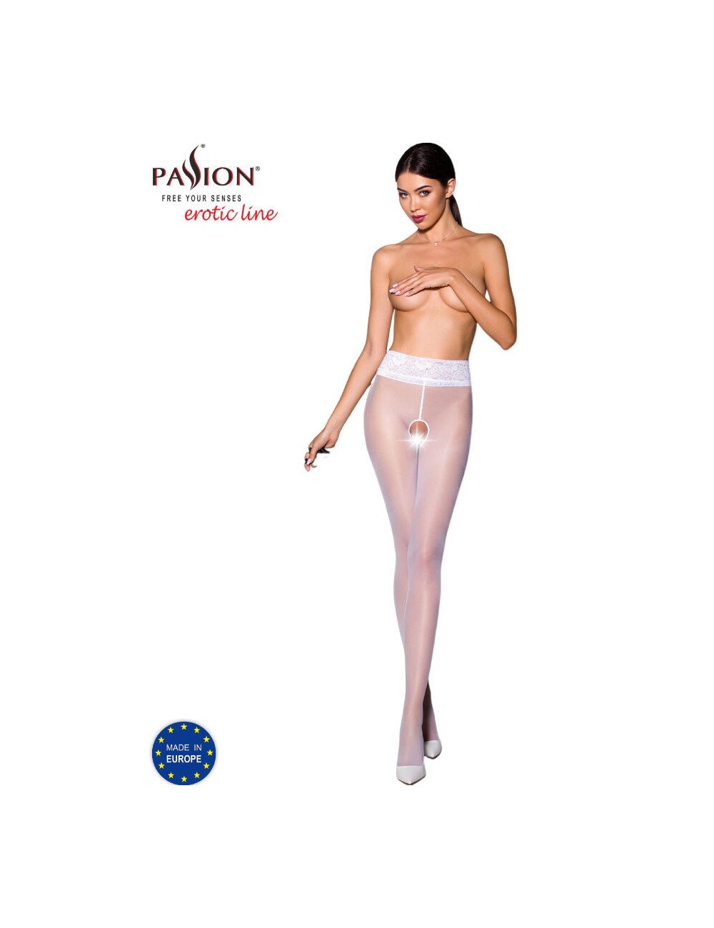 PASSION - TIOPEN 008 MEDIAS BLANCO 3/4 30 DEN PASSION - TIOPEN 008 MEDIAS BLANCO 3/4 30 DEN
