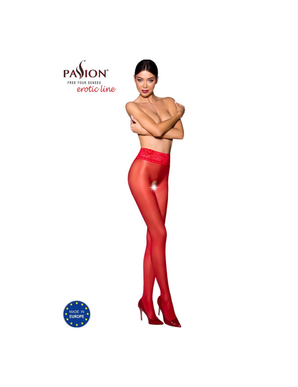 PASSION - TIOPEN 008 MEDIAS ROJO 3/4 30 DEN PASSION - TIOPEN 008 MEDIAS ROJO 3/4 30 DEN