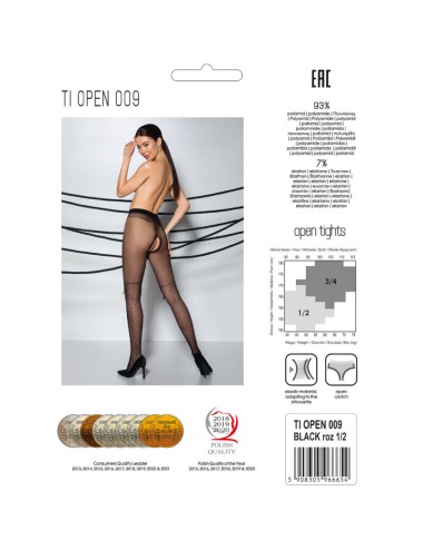 PASSION - TIOPEN 009 MEDIAS NEGRO 3/4 20 DEN