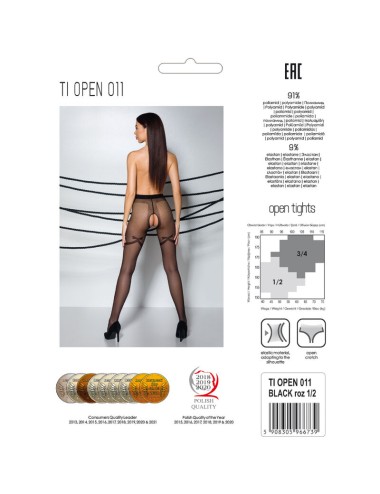 PASSION - TIOPEN 011 MEDIAS NEGRO 1/2 20 DEN