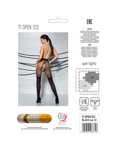 PASSION - TIOPEN 012 MEDIAS NEGRO 1/2 20/40 DEN