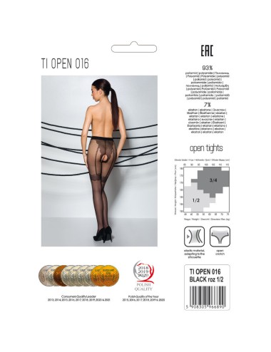 PASSION - TIOPEN 016 MEDIAS NEGRO 3/4 20 DEN