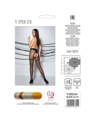 PASSION - TIOPEN 019 MEDIAS NEGRO 3/4 20 DEN