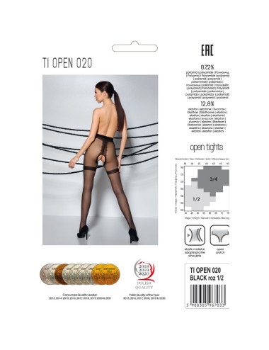 PASSION - TIOPEN 020 MEDIAS NEGRO 3/4 20 DEN