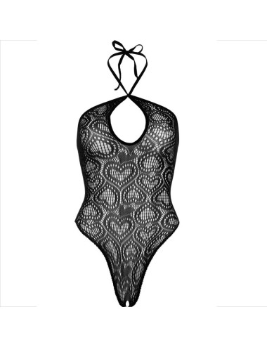 LEG AVENUE - BODY CUELLO HALTER SIN COTURAS NEGRO