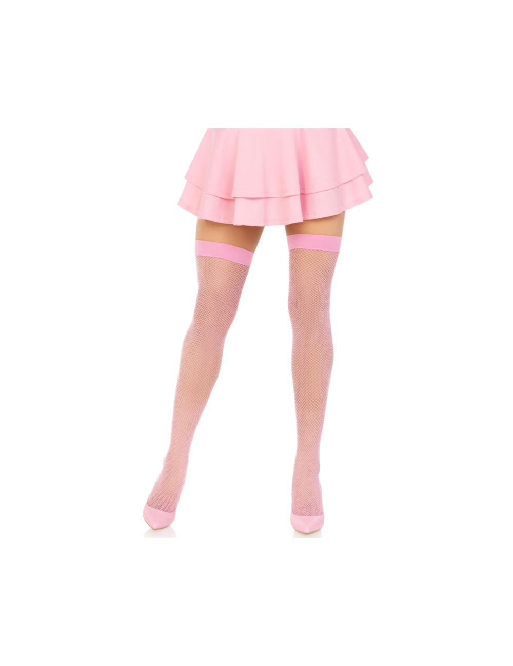 LEG AVENUE - MEDIAS HASTA MUSLO REJILLA ROSA LEG AVENUE - MEDIAS HASTA MUSLO REJILLA ROSA