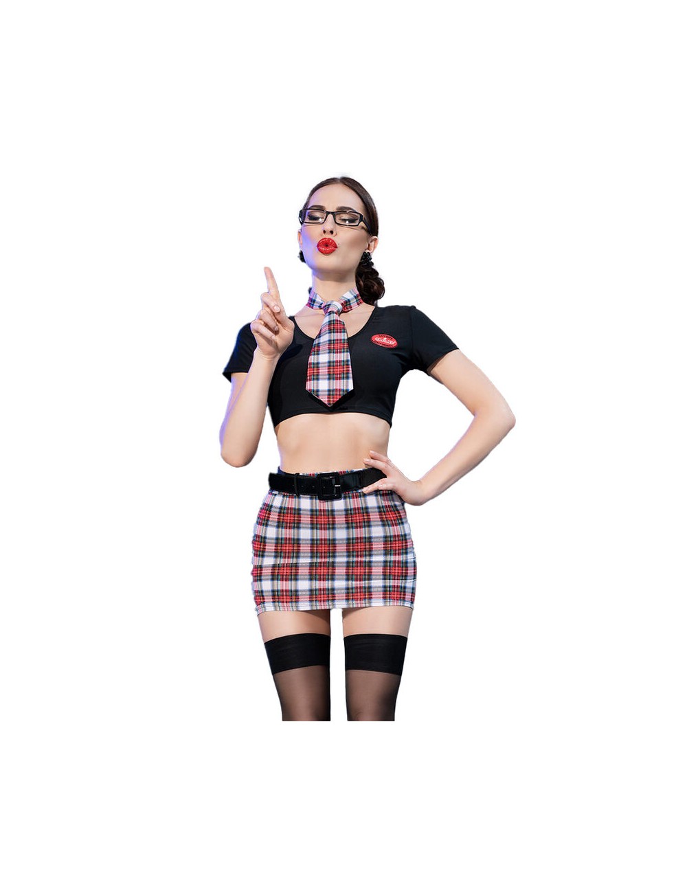 CHILIROSE - CR 4425 DISFRAZ COLEGIALA NEGRO S/M