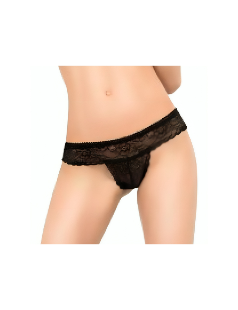 CHILIROSE - CR 3853 PANTIES NEGRO S/M