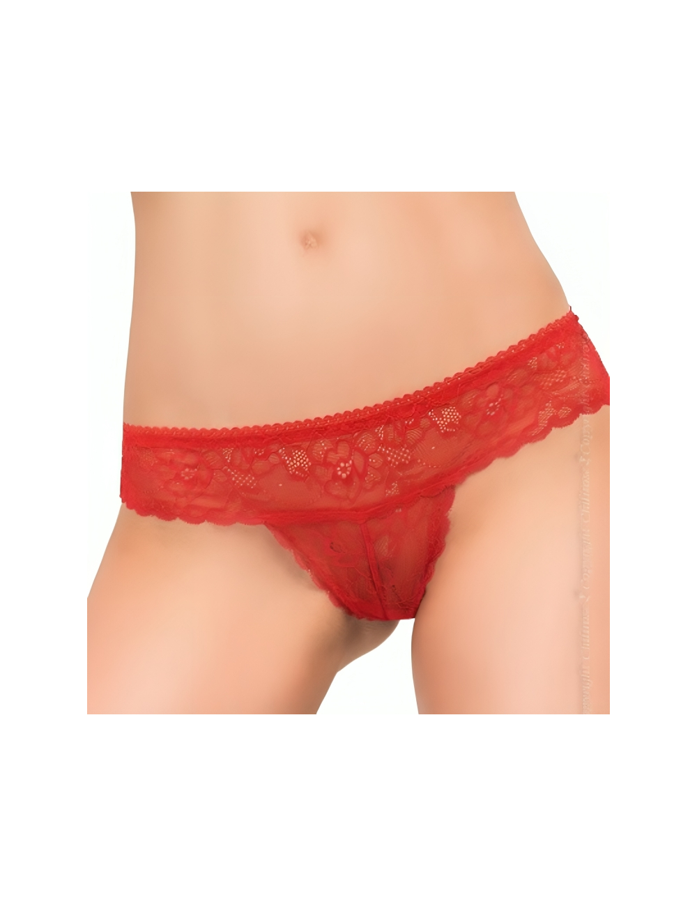 CHILIROSE - CR 3853 PANTIES ROJO S/M