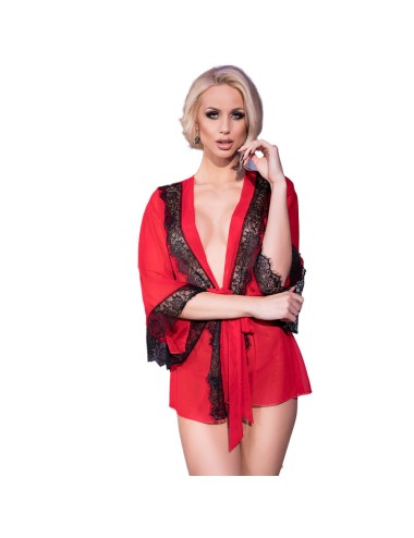 CHILIROSE - CR 4113 PEGNOIR ROJO S/M