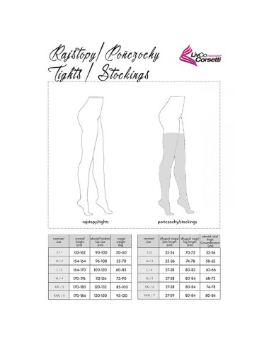 LIVCO CORSETTI FASHION - MIRANEIT LC XG021 MEDIAS NEGRO TALLA ÚNICA