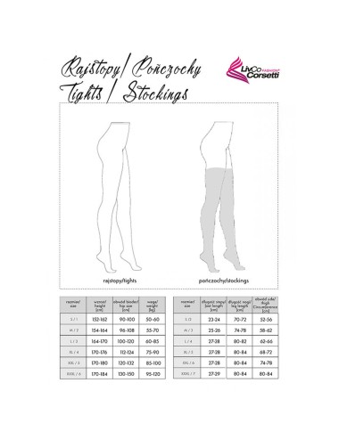 LIVCO CORSETTI FASHION - MORJAMA LC XG019 MEDIAS NEGRO TALLA ÚNICA