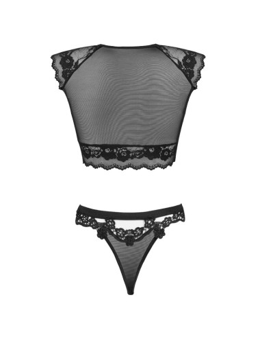 LIVCO CORSETTI FASHION - TIMOSAN LC 90631 SUJETADOR + PANTY NEGRO S/M