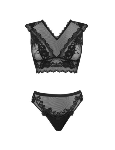 LIVCO CORSETTI FASHION - TIMOSAN LC 90631 SUJETADOR + PANTY NEGRO L/XL