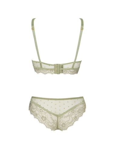 LIVCO CORSETTI FASHION - PINE LC 90667 SUJETADOR + PANTY KHAKI L/XL