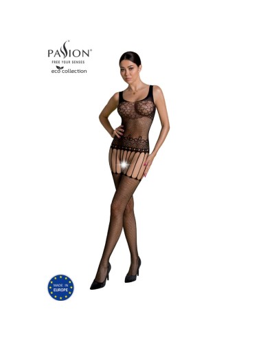 PASSION - ECO COLLECTION BODYSTOCKING ECO BS001 NEGRO
