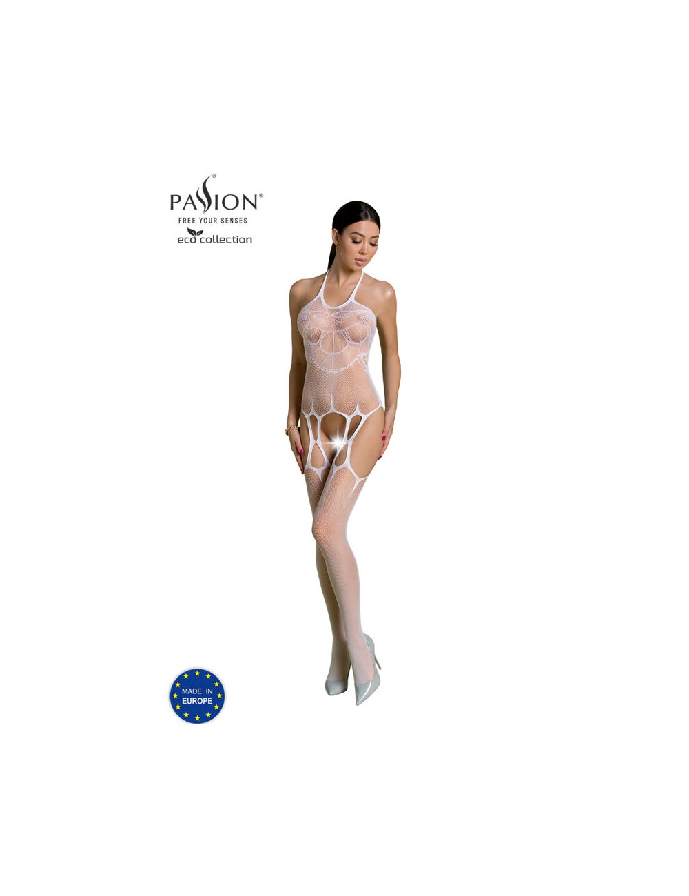 PASSION - ECO COLLECTION BODYSTOCKING ECO BS002 BLANCO PASSION - ECO COLLECTION BODYSTOCKING ECO BS002 BLANCO