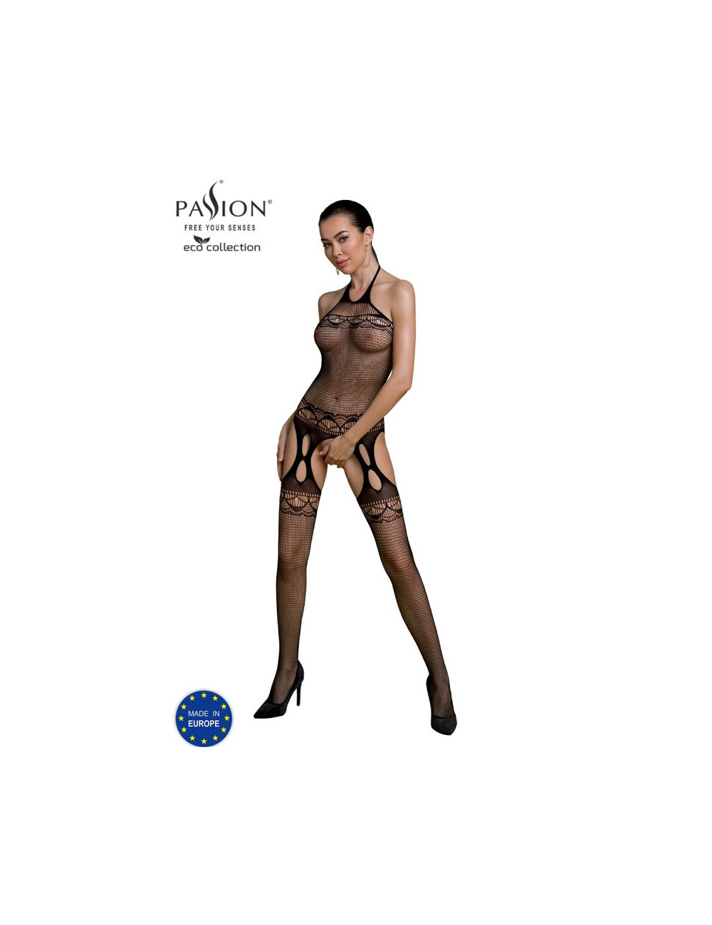 PASSION - ECO COLLECTION BODYSTOCKING ECO BS006 NEGRO PASSION - ECO COLLECTION BODYSTOCKING ECO BS006 NEGRO