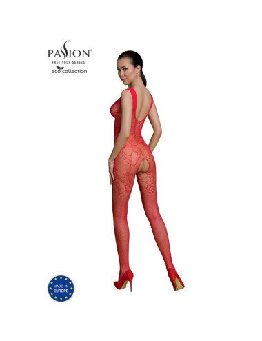 PASSION - ECO COLLECTION BODYSTOCKING ECO BS012 ROJO