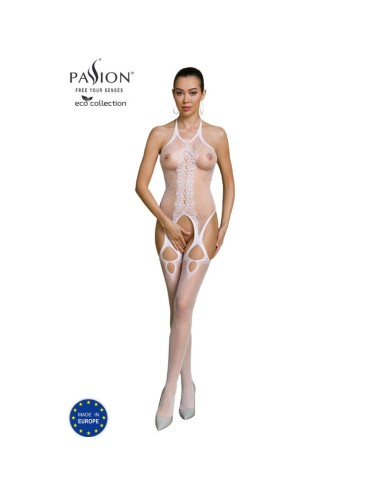 PASSION - ECO COLLECTION BODYSTOCKING ECO BS013 BLANCO