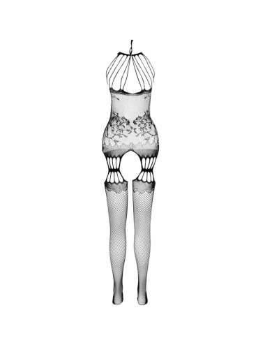 PASSION - BS095 BODYSTOCKING NEGRO TALLA UNICA