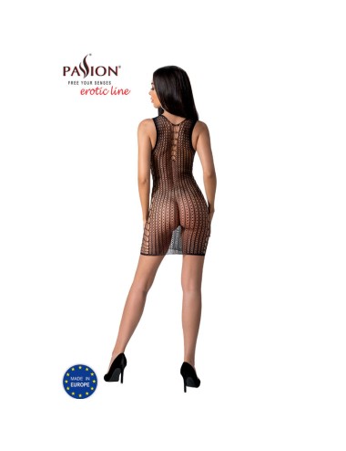 PASSION - BS097 BODYSTOCKING NEGRO TALLA UNICA