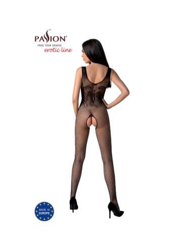 PASSION - BS098 BODYSTOCKING NEGRO TALLA UNICA