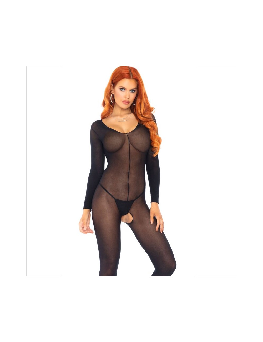 LEG AVENUE - BODYSTOCKING NEGRO MANGA LARGA LEG AVENUE - BODYSTOCKING NEGRO MANGA LARGA