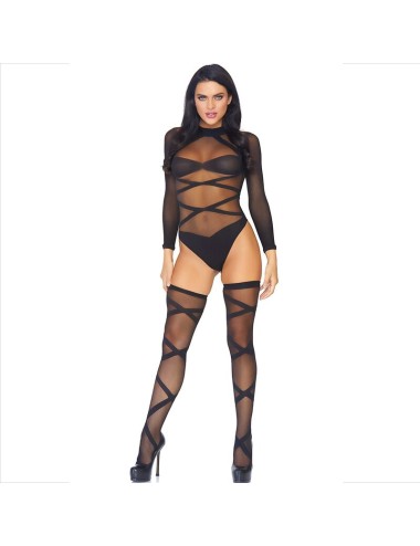 LEG AVENUE - SET 2 PIEZAS BODY + MEDIAS