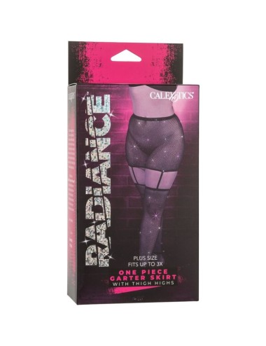 RADIANCE - FALDA DE LIGA HASTA EL MUSLO TALLA GRANDE