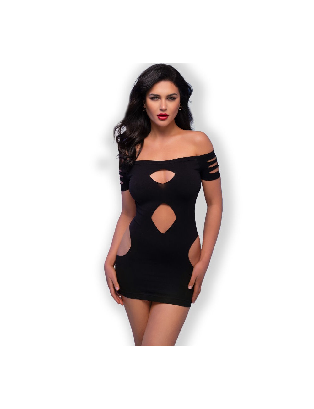 CHILIROSE - CR 4671 VESTIDO NEGRO S/M CHILIROSE - CR 4671 VESTIDO NEGRO S/M