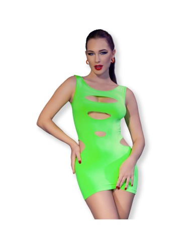 CHILIROSE - CR 4621 VESTIDO VERDE S/M