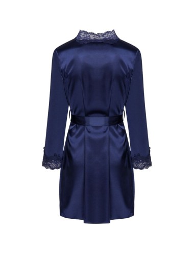 LIVCO CORSETTI FASHION - JACQUELINE LC 90249 BATA + CAMISA + PANTY AZUL MARINO S/M