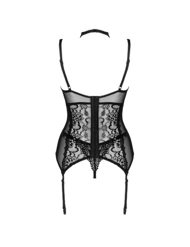 LIVCO CORSETTI FASHION - GIELLANDRA FOR THE SENSES COLLECTION CORSET + PANTY NEGRO L/XL
