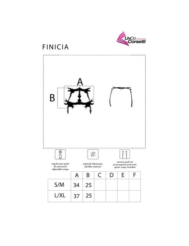 LIVCO CORSETTI FASHION - FINICIA LC90724 LIGUERO NEGRO L/XL
