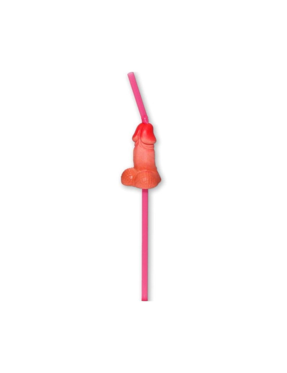 DIABLO PICANTE - BOLSA 5 PAJITAS PENE GRANDE NATURAL