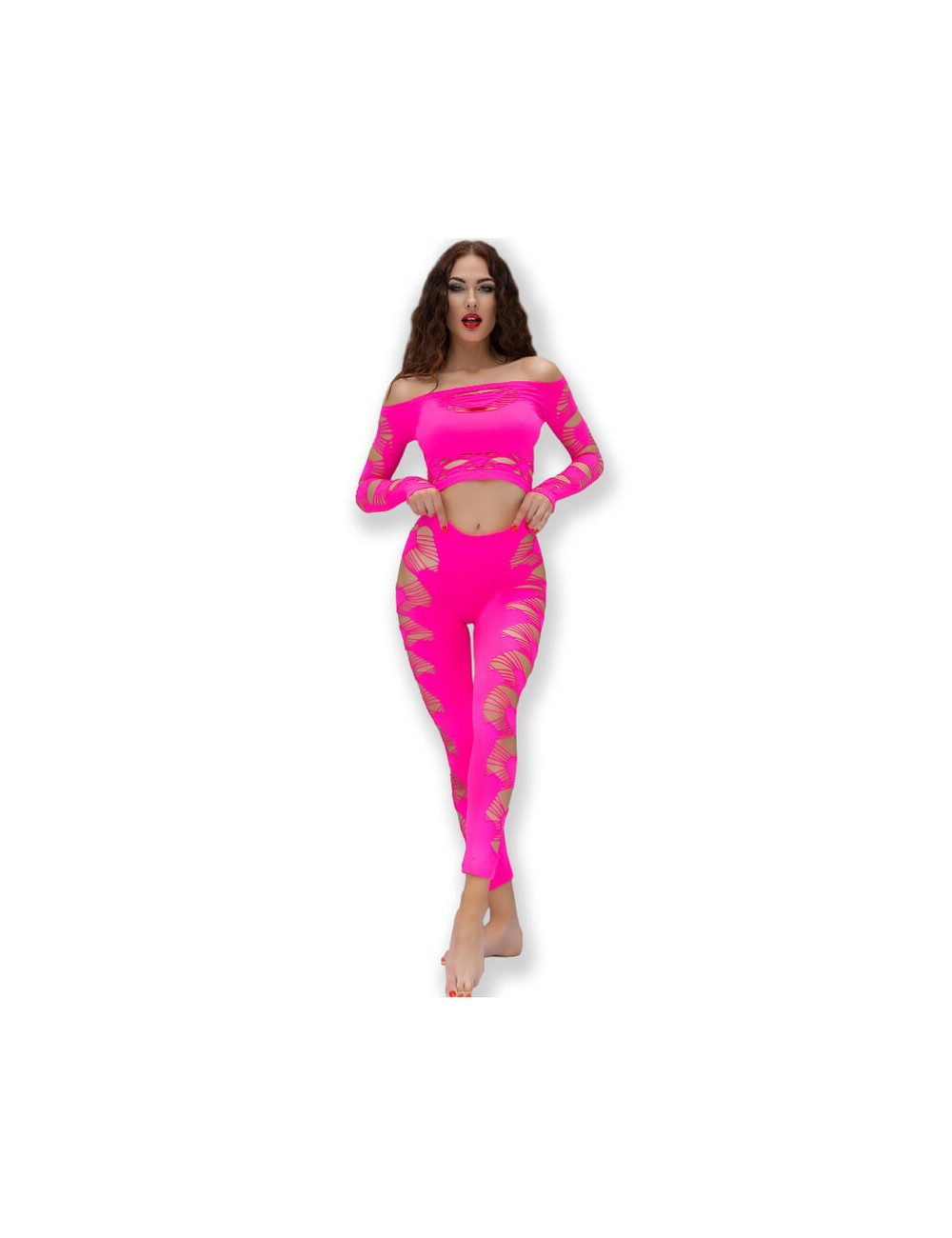 CHILIROSE - CR 4632 TOP & PANTALON FUCSIA S/L CHILIROSE - CR 4632 TOP & PANTALON FUCSIA S/L