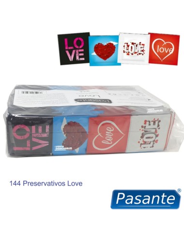 PASANTE - PRESERVATIVO LOVE BOLSA 144 UNIDADES