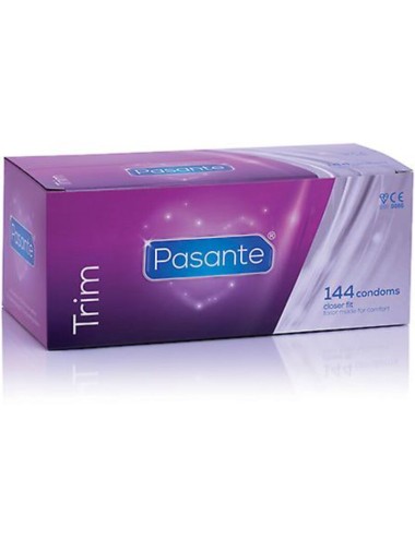 PASANTE - PRESERVATIVO TRIM AJUSTADO CAJA 144 UNIDADES