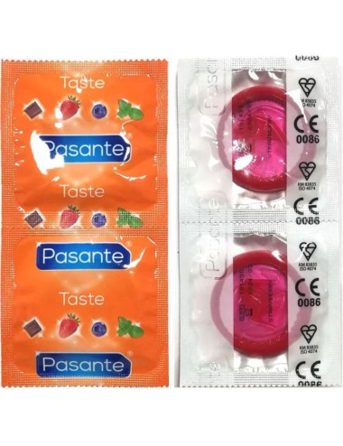 PASANTE - PRESERVATIVO SABOR FRESA BOLSA 144 UNIDADES