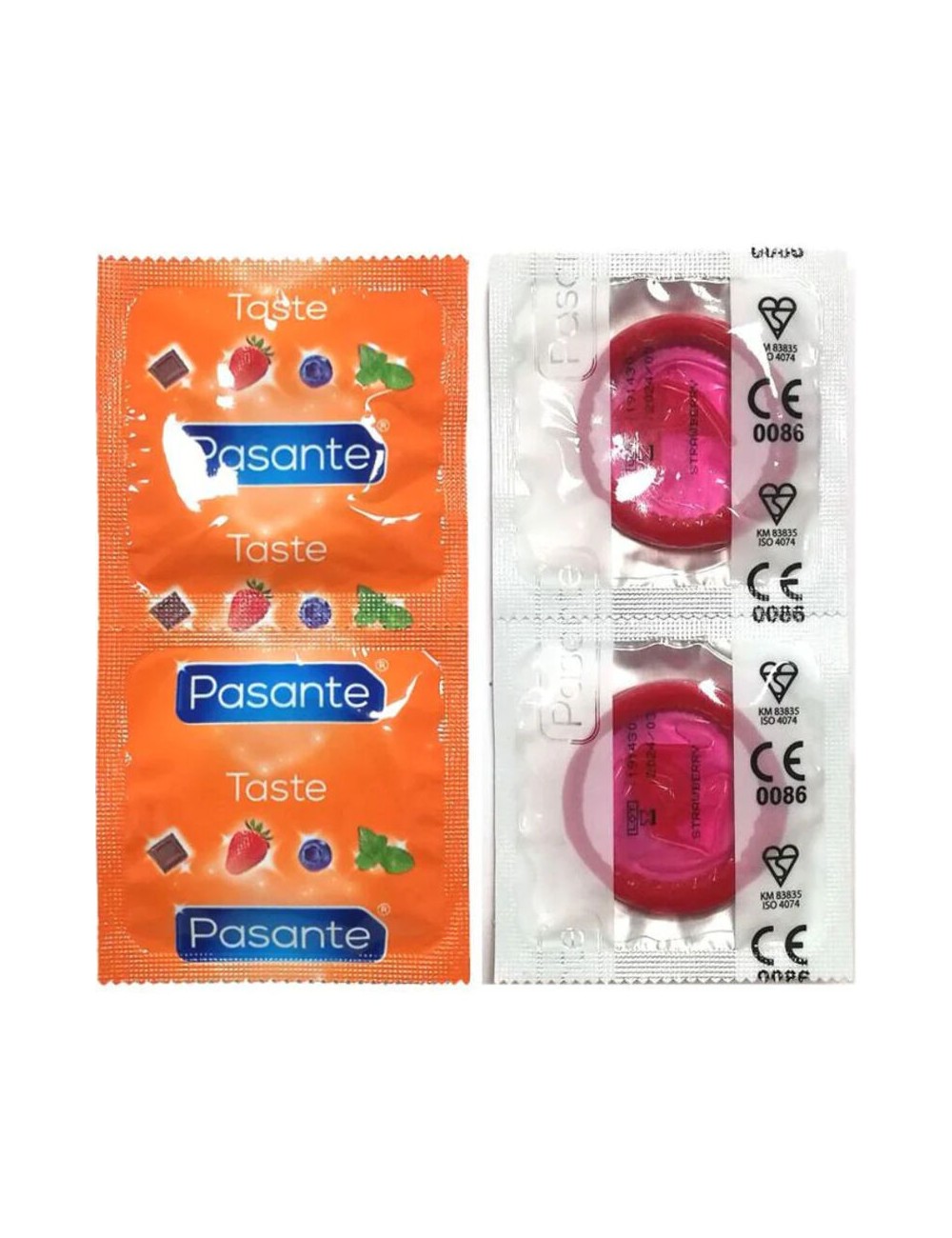 PASANTE - PRESERVATIVO SABOR FRESA BOLSA 144 UNIDADES PASANTE - PRESERVATIVO SABOR FRESA BOLSA 144 UNIDADES