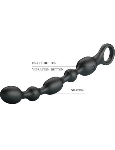 PRETTY LOVE - VAN BOLAS ANALES 10 VIBRACIONES RECARGABLE SILICONA
