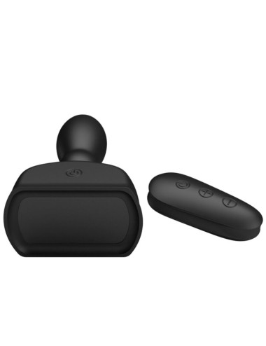 MR PLAY - PLUG ANAL HINCHABLE NEGRO CONTROL REMOTO