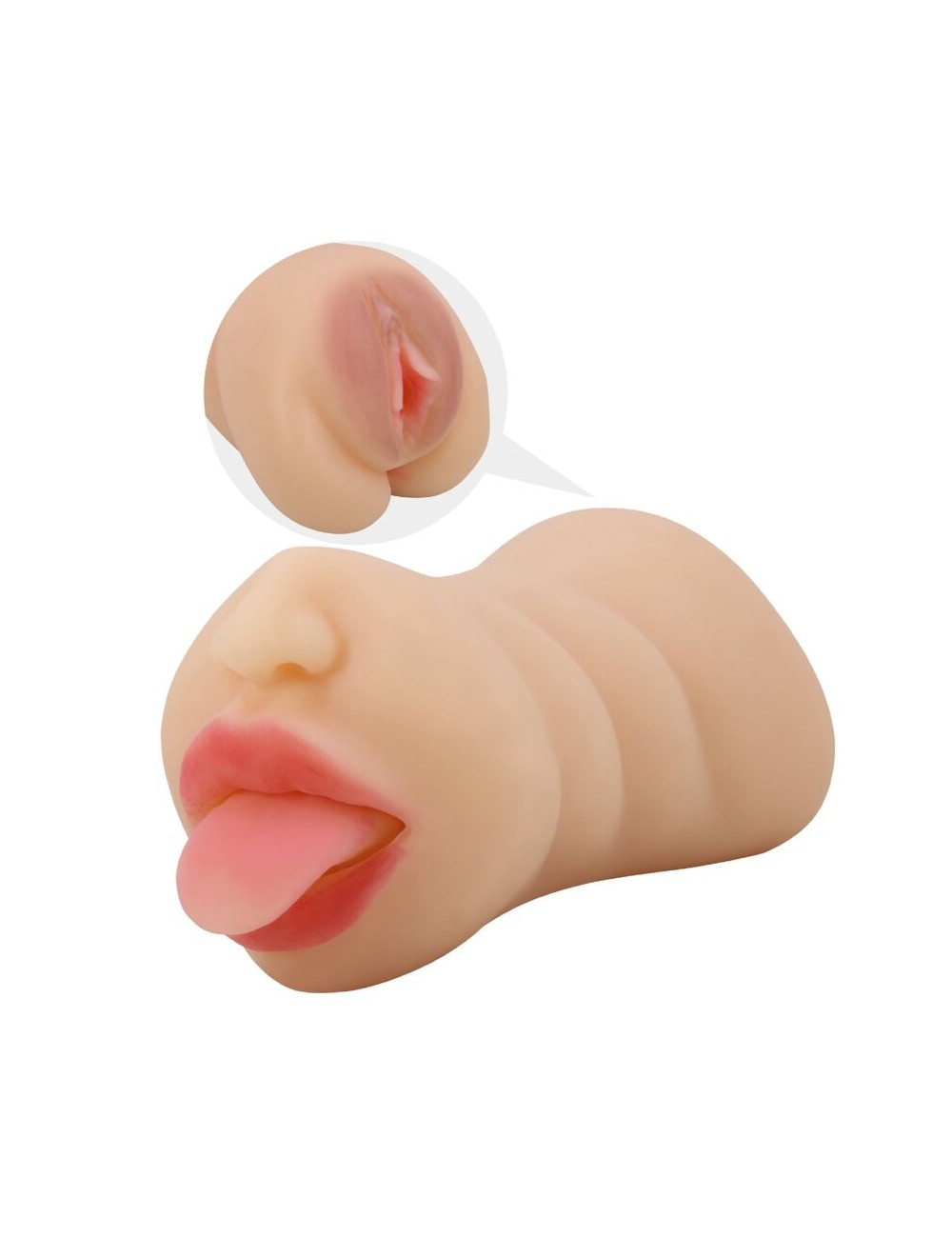 CRAZY BULL - SARAH MASTUBADOR EN FORMA DE VAGINA DOBLE ENTRADA